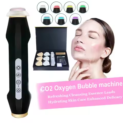 NEW Facial CO2 Oxygen Bubble Machine Oxygen Jet Spa Capsule Serum Gel Facial Massage Exfoliate Rejuv