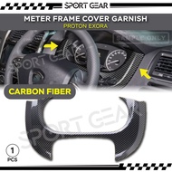 CAR PROTON EXORA METER FRAME COVER INTERIOR CAR INTERIOR DASHBOARD GARNISH CARBON FIBER