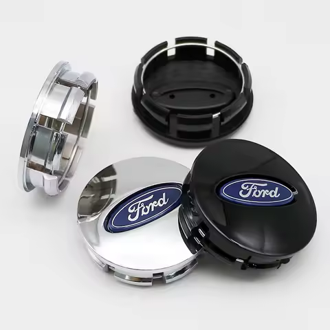 65mm Car Wheel Center Cap Hub Covers Badge Accessories For Ford Fiesta Mk7 Focus 2 Mk3 F150 Mondeo C