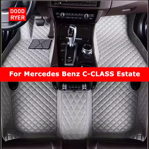 DOODRYER Custom Car Floor Mats For Mercedes Benz C-CLASS T-Model S204 S205 S206 Estate C300 Auto Car