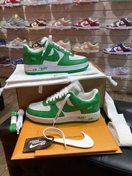 LOUIS VUITTON x NIKE AIR FORCE 1 LOW BY VIRGIL ABLOH “WHITE GREEN”