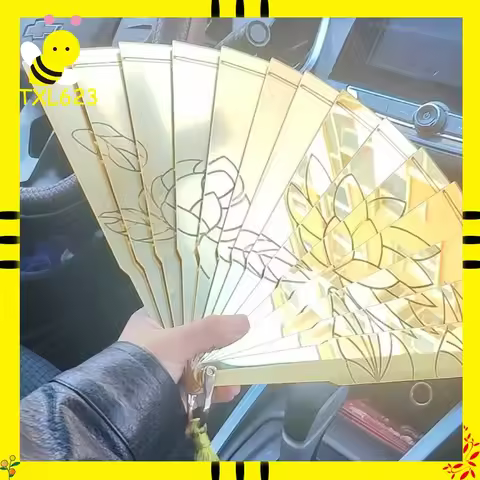 Demon Slayer Douma Cosplay Folding Fan Kimetsu No Yaiba Doma Upper Rank Two Swordsmith Village Arc M