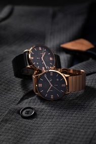 【好友驚喜包】日月星辰防水鋼帶手錶 男錶 女錶 對錶 禮物 情人