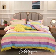 sprei karakter terbaru tinggi 20cm sudah set sarung bantal dan sarung guling bahan cotton disperse b