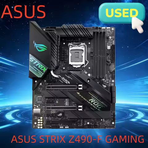 ASUS STRIX Z490-F GAMING 128GB USB3.2 Type-C M.2 HDMI LGA 1200 DDR4 ATX Motherboard