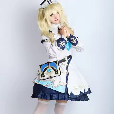 Barbara Cosplay Genshin Impact Costume Adult Carnival Uniform Anime Halloween Party Costumes Masquer