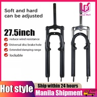 Suspension Fork Bike MTB Fork Mechanical Shock Aluminum Alloy Coil Fork 26 27.5er inches