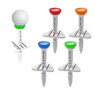 4pcs Golf Tees Plastic Golf Double Tee 4 color Step Down Golf Ball Holder Outdoor Golf Accecories wi