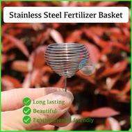 10 pcs Bakul Baja/Bekas Baja Keluli Tahan Karat/Stainless Steel Fertilizer Basket/Feeder/ Slow Relea