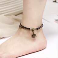 21 Red Rope Black Rope Couple Anklet Bell Fashion Unique Anklet Male Female Student Girlfriend Feet 