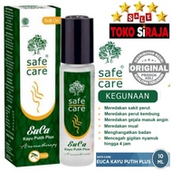 PUTIH KAYU Safe CARE EUCA Eucalyptus PLUS 10ML ROLL ON AROMATHERAPY Wind Oil SAFE CARE EUCA 10ML