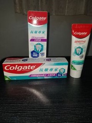 全新 高露潔 2支裝 抗敏專家全面防護抗敏感牙膏 專利配方 24 小時防護 快速紓緩牙齒敏感  到期日: 2027年10月 Expiry Date: October 2027 Colgate 2 Pa