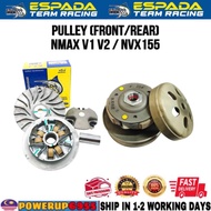 NMAX NMAX155 NVX NVX155 ESPADA RACING HOUSING FRONT REAR PULLEY MOVABLE DRIVE KIT ASSY AUTO CLUTCH Y