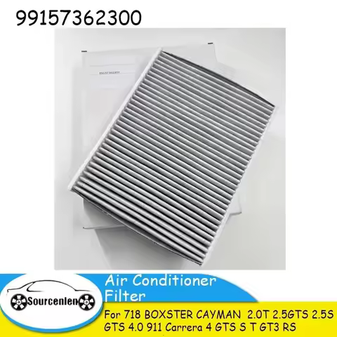 Conditioner Air Filter for 718 BOXSTER CAYMAN 2.0T 2.5GTS 2.5S GTS 4.0 911 Carrera 4 GTS S T GT3 RS 