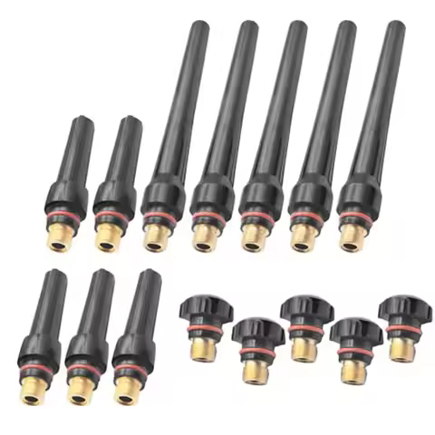 57Y02 57Y03 57Y04 For WP-17 WP-18 WP-26 TIG Torch Rear Cover Set Brass Plastic High Temp Resistant W