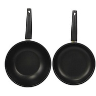Bộ 2 chảo Lock&Lock Easy Frypan 2P Set, Chảo 1 tay cầm 24cm + Chảo lòng sâu 26cm (LEY1243 x 1, LEY12