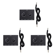 3X 4 Port Audio Switch 3.5mm Audio Switcher Stereo AUX Audio Selector 4 Input 1Output/1Input 4 Outpu