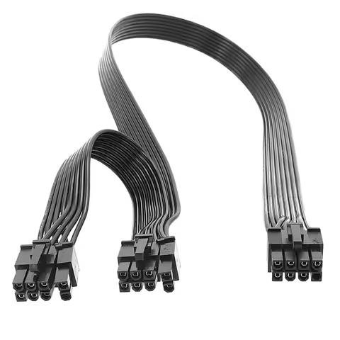 PCIe 8pin To 6+2Pin Power Supply Cable GPU 8 Pin To Two 6+2 PSUs Modular Cable For Corsair Graphics 