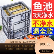 🧸Crazy Water Plants Non-Airtight Crate Filter Box Fish Pond Water Circulation System Filter Device Drip Box Swamp Outdoo