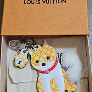 全新品 LV 柴犬  Shiba 鑰匙扣兼手袋吊飾