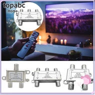 TOP Coaxial Cable Antenna, TV Satellite Splitter F-type Socket TV Antenna Satellite Splitter, 5 to 2400MHz Connecting TV Signals Cable Signal Splitter