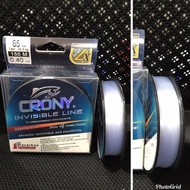 Senar pancing cepat tenggelam crony invisible line 12 lbs - 65 lbs