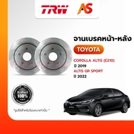 TRW จานเบรคTOYOTA-COROLLA ALTIS (E210) 1.6 1.8 1.8LHybrid 19 ALTIS GR Sport 22 (เฉพาะหน้า DF8578S) 8