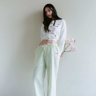 FLAT2112 FF0791 : BAJI TROUSERS กางเกงขายาว แต่งระบายรอบเอว