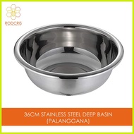 ● ◮ Stainless Steel Home Kitchen Sink Bathroom Laundry Deep Basin Planggana MINI Palanggana 36CM