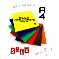 A4 Color Acrylic Sheet A4 Size Acrylic Sheet/
