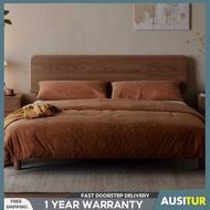 Solid Wood Bed 1.8m Double Bed Modern Minimalist Master Bedroom Large Bed For Home Use 1.5m Single B