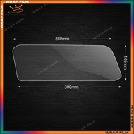 PPF TPU sticker protects against scratches on Mazda 3 entertainment screen