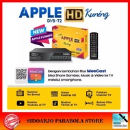 Set Top Box TV Digital DVBT2 Matrix Apple Kuning HD Yellow STB DVB-T2 Antena Siaran Channel Gratis