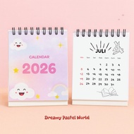 Aesthetic calendar 2026 mini calendar 2026 mini calendar/ calendar table calendar mini calendar