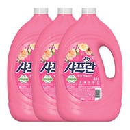 Saffron Fabric Softener Pink Sensation 3.1L x3 / Container Large Capacity Liquid Fabric Softener