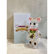 ［預購］Bearbrick《初代透明招財貓》正品