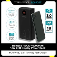 Romoss PEA40 40000mAh 18W / PEA40PF 22.5W Power Bank PD20W QC 3.0 Two-way Fast Charging Powerbank