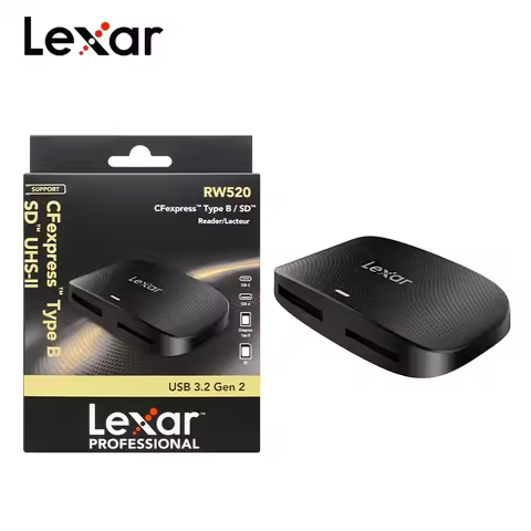 Lexar RW520 Professional Memory Card Reader USB 3 2 Gen 2 Support CFexpress Type B SD Card High Spee