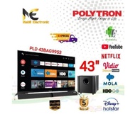 Televisi LED Polytron 43BAG9953 SMART ANDROID TV 43 inch