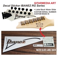 Ibanez LOGO RG STICKER IBANEZ LOGO RG STICKER IBANEZ LOGO RG DECAL IBANEZ RG STICKER IBANEZ STICKER 