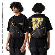 WELLBORN X FREEFIRE Loot Sling Bag Black