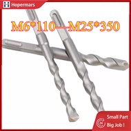 Impact Hammer Bit Extended Drilling Through Wall Cement Concrete Drilling Bit Slotted Four Pits Squa