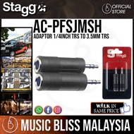 Stagg AC-PFSJMSH Adaptor 1/4inch TRS to 3.5mm TRS (ACPFSJMSH)