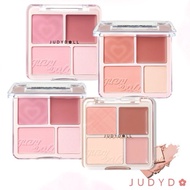 JudyDoll Blush 4-panel Blush - highlight Palette & Highlight Palette