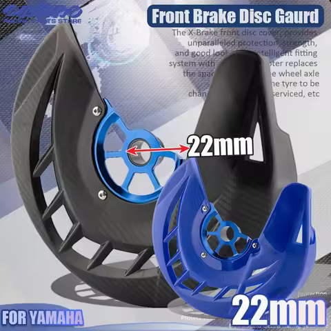 22mm Motorcycle CNC Front Brake Disc Guard For Yamaha YZ250F YZ450F YZ250FX YZ450FX WR250F WR450F YZ