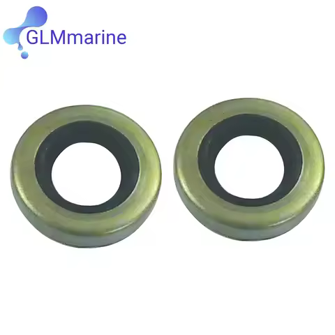 2Pcs Water Pump Oil Seal 0318972 for Johnson Evinrude Outboard 8HP 9.9HP 10HP 15HP 90HP 1974-2006 En