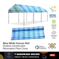 Blue White Canvas Tarpaulin (SHEET FORM)(CHEAP PRICE)(HIGH QUALITY)