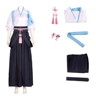 Trò Chơi Genshin Tác động Kamisato Ayaka Trang Phục Cosplay Inazuma Thành Phố Kendo váy Kimono Trang