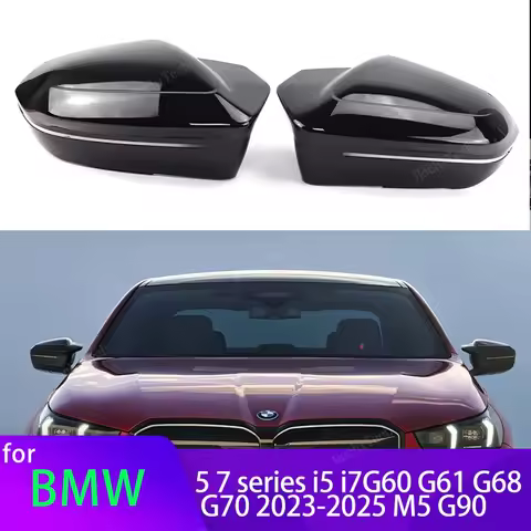for BMW 5 7 I5 I7 Series G60 G61 G68 G70 M5 G90 Left Hand Drive 2023-up M Look Replacement Bright Bl