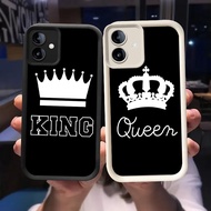 Q-58 King Queen Black white Case for Samsung Galaxy A04 A06 F04 M04 A04E A03 A05